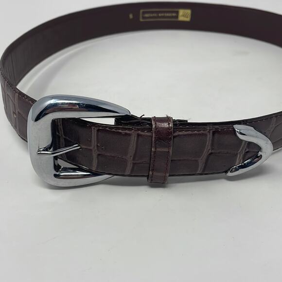 Morgan Taylor leather alligator belt bundle women’s S - Picture 5 of 9